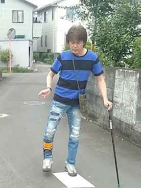 「WTAPS（ダブルタップス）のアイテム（バッグ）」を使った、under5100さん（メンズ・181cm）の夏コーディネート