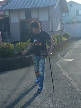 「NUMBER (N)INE（ナンバーナイン）のアイテム」を使った、under5100さん（メンズ・181cm）の夏コーディネート