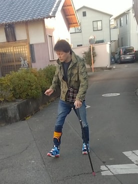 「UNDERCOVER（アンダーカバー）のアイテム」を使った、under5100さん（メンズ・181cm）の冬コーディネート