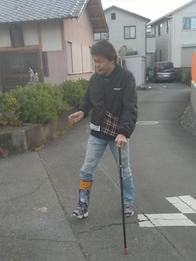 「アイテム（MA-1）」を使った、under5100さん（メンズ・181cm）の秋コーディネート