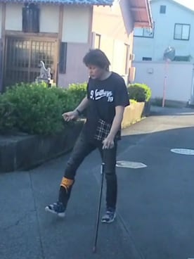 「NUMBER (N)INE（ナンバーナイン）のアイテム」を使った、under5100さん（メンズ・181cm）の秋コーディネート