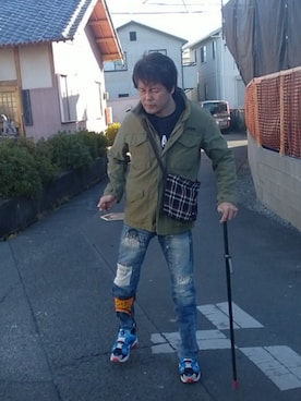 「UNDERCOVER（アンダーカバー）のアイテム」を使った、under5100さん（メンズ・181cm）の冬コーディネート