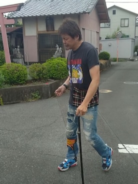 「UNDERCOVER（アンダーカバー）のアイテム」を使った、under5100さん（メンズ・181cm）の夏コーディネート