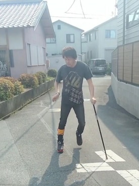 「UNDERCOVER（アンダーカバー）のアイテム」を使った、under5100さん（メンズ・181cm）の夏コーディネート