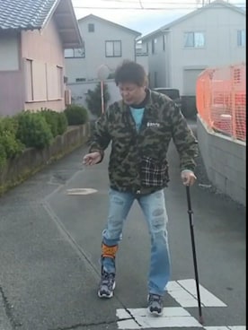 「アイテム（ナイロンジャケット）」を使った、under5100さん（メンズ・181cm）の秋コーディネート