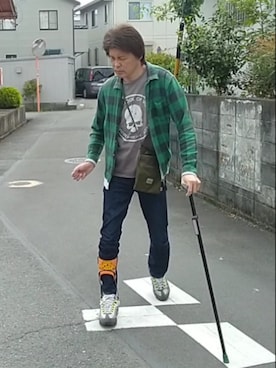 「WTAPS（ダブルタップス）のアイテム（バッグ）」を使った、under5100さん（メンズ・181cm）の春コーディネート