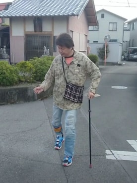 「UNDERCOVER（アンダーカバー）のアイテム」を使った、under5100さん（メンズ・181cm）の春コーディネート