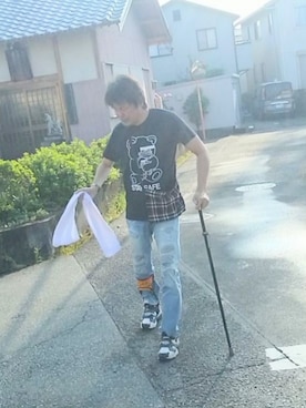 「アイテム（腕時計）」を使った、under5100さん（メンズ・181cm）の夏コーディネート