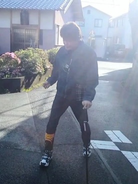 「UNDERCOVER（アンダーカバー）のアイテム（バッグ）」を使った、under5100さん（メンズ・181cm）の春コーディネート