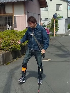 「Reebok（リーボック）のアイテム」を使った、under5100さん（メンズ・181cm）の春コーディネート