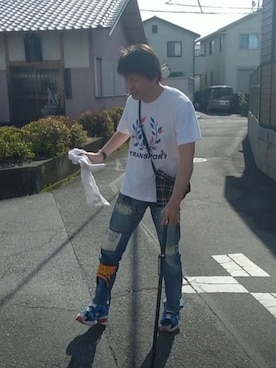 「UNDERCOVER（アンダーカバー）のアイテム」を使った、under5100さん（メンズ・181cm）の夏コーディネート