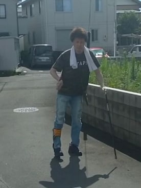 「WTAPS（ダブルタップス）のアイテム（バッグ）」を使った、under5100さん（メンズ・181cm）の夏コーディネート