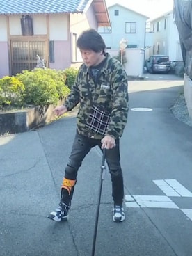 「UNDERCOVER（アンダーカバー）のアイテム」を使った、under5100さん（メンズ・181cm）の春コーディネート