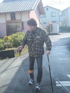 「UNDERCOVER（アンダーカバー）のアイテム（バッグ）」を使った、under5100さん（メンズ・181cm）の春コーディネート