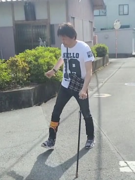「UNDERCOVER（アンダーカバー）のアイテム」を使った、under5100さん（メンズ・181cm）の春コーディネート