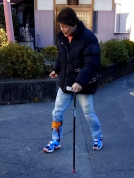 「UNDERCOVER（アンダーカバー）のアイテム」を使った、under5100さん（メンズ・181cm）の冬コーディネート