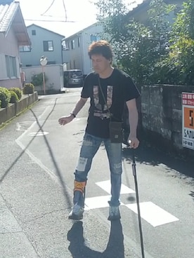 「WTAPS（ダブルタップス）のアイテム（バッグ）」を使った、under5100さん（メンズ・181cm）の夏コーディネート