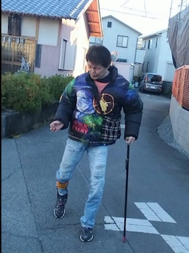 「UNDERCOVER（アンダーカバー）のアイテム」を使った、under5100さん（メンズ・181cm）の冬コーディネート