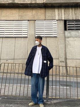 「SENSE（センス）のアイテム」を使った、acwwaiさん（メンズ・181cm）の春コーディネート