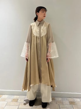 「MARIAN（マリアン）のアイテム」を使った、新谷さん（レディース・157cm）の冬コーディネート