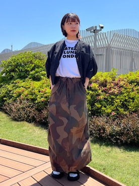 新谷さん（レディース・157cm）の春コーディネート