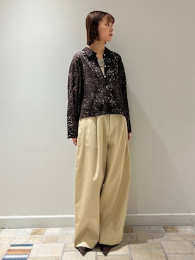 新谷さん（レディース・157cm）の秋コーディネート