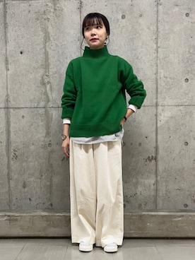 新谷さん(レディース・157cm)の冬コーディネート