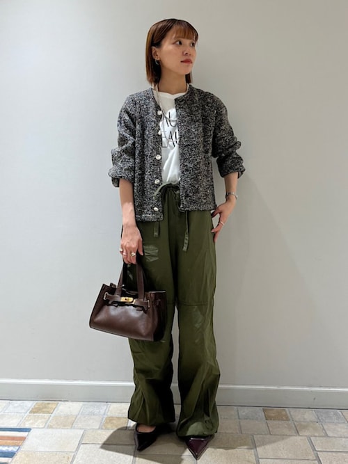 SHIPS Primary Navy Label:〈手洗い可能〉コットン イージー カーゴ
