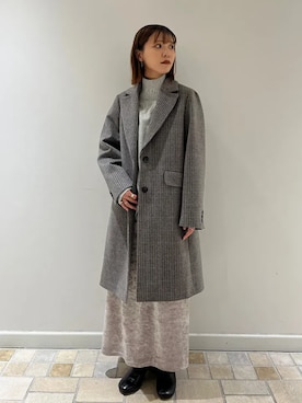 新谷さん（レディース・157cm）の冬コーディネート