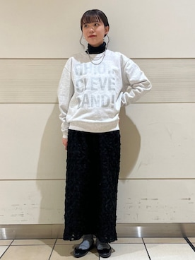 新谷さん（レディース・157cm）の冬コーディネート