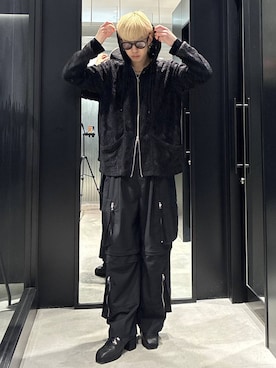 「HARE（ハレ）のアイテム（パンツ）」を使った、てんまさん（メンズ・178cm）の春コーディネート