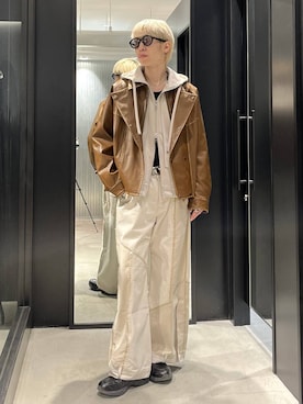 てんまさん（メンズ・178cm）の冬コーディネート