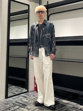 「HARE（ハレ）のアイテム」を使った、てんまさん（メンズ・178cm）の夏コーディネート