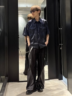 「HARE（ハレ）のアイテム（テーラードジャケット）」を使った、てんまさん（メンズ・178cm）の春コーディネート