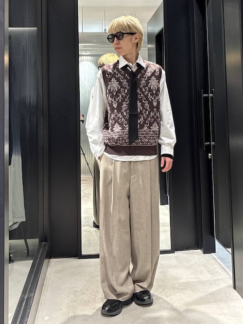HARE ニットベスト HARE（ハレ）の「アシメニットベスト(HARE)（ベスト）」 - WEAR