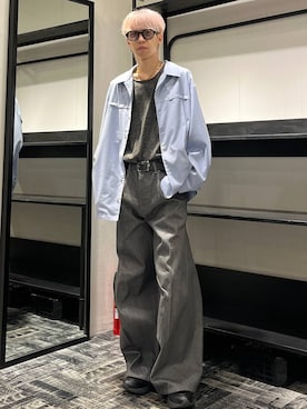 「HARE（ハレ）のアイテム」を使った、てんまさん（メンズ・178cm）の夏コーディネート