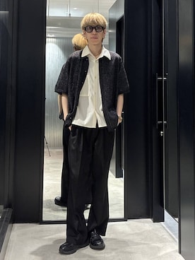 「HARE（ハレ）のアイテム（スラックス）」を使った、てんまさん（メンズ・178cm）の夏コーディネート