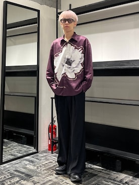 「HARE（ハレ）のアイテム」を使った、てんまさん（メンズ・178cm）の夏コーディネート