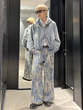 「HARE（ハレ）のアイテム（ジャケット/アウター）」を使った、てんまさん（メンズ・178cm）の春コーディネート