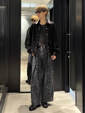 「HARE（ハレ）のアイテム（シューズ）」を使った、てんまさん（メンズ・178cm）の春コーディネート