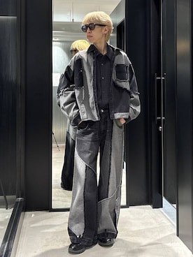 てんまさん（メンズ・178cm）の春コーディネート