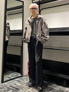 「HARE（ハレ）のアイテム」を使った、てんまさん（メンズ・178cm）の夏コーディネート