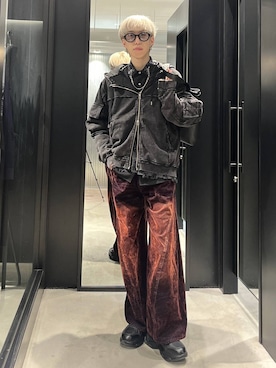 「アイテム（トートバッグ）」を使った、てんまさん（メンズ・178cm・20代）の冬コーディネート