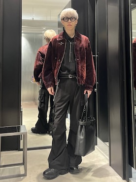 「アイテム（トートバッグ）」を使った、てんまさん（メンズ・178cm・20代）の冬コーディネート