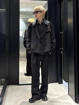 てんまさん（メンズ・178cm）の春コーディネート