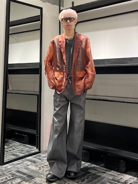 「アイテム（テーラードジャケット）」を使った、てんまさん（メンズ・178cm・20代）の夏コーディネート