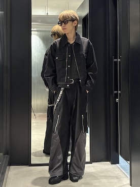 「HARE（ハレ）のアイテム（ブルゾン）」を使った、てんまさん（メンズ・178cm）の春コーディネート