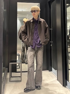 てんまさん（メンズ・178cm）の冬コーディネート