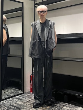 「アイテム（ベスト）」を使った、てんまさん（メンズ・178cm・20代）の夏コーディネート