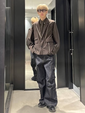 てんまさん（メンズ・178cm）の冬コーディネート